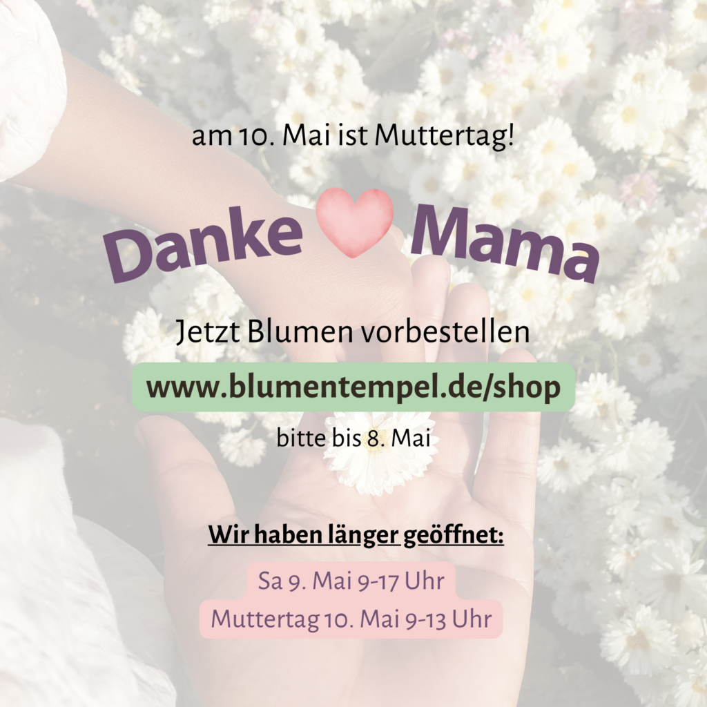 2026 Muttertag Blumentempel